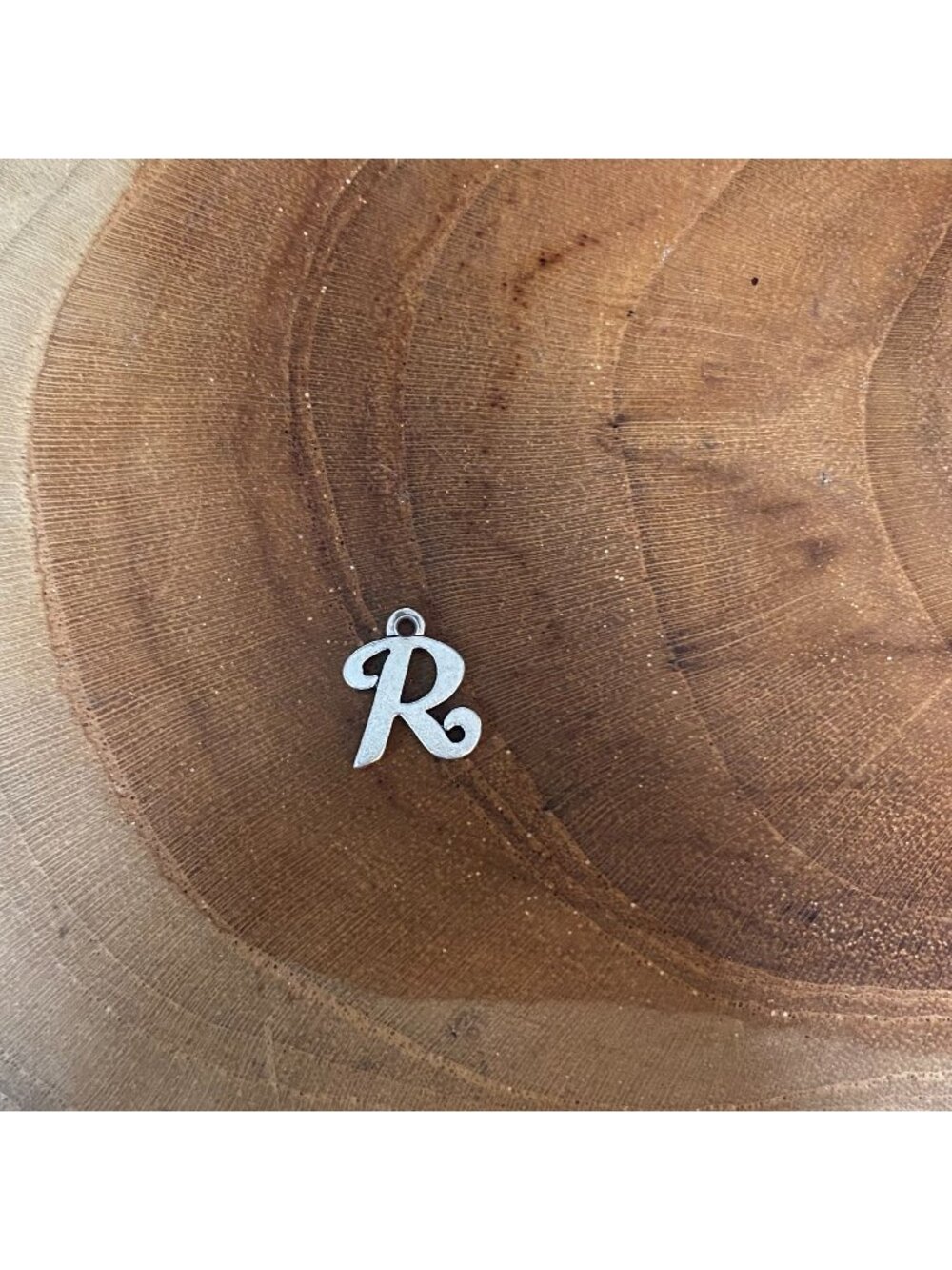 James Avery Script Initial "R" Charm, Sterling Silver